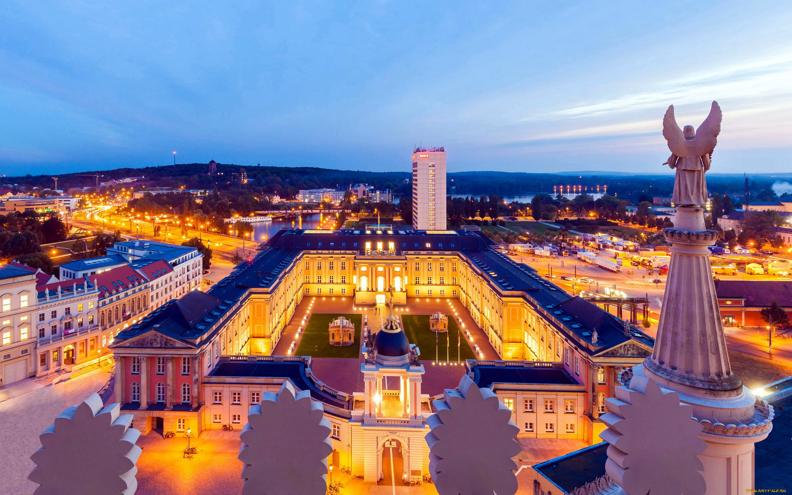 city palace, old market square, potsdam, germany, , -   , city, palace, old, market, square